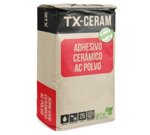 Adhesivo Cerámica AC Polvo TX 25 Kg.