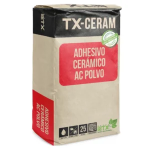 Adhesivo Cerámica AC Polvo TX 25 Kg.