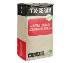 Adhesivo Cerámica Doble Acción TX 25 Kg.