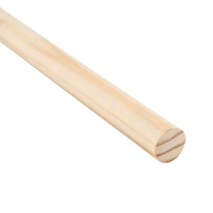 Barra cortina madera 28x28x3mt