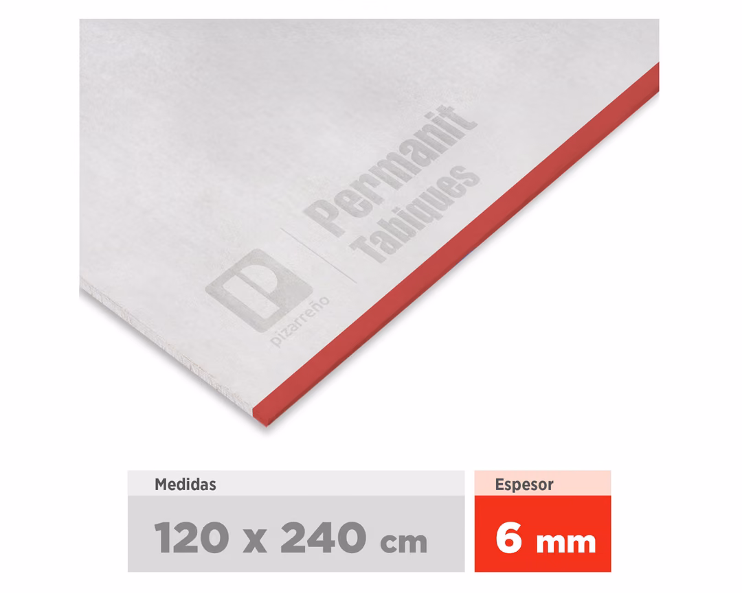Fibrocemento Permanit 6mm