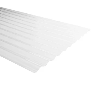 Policarbonato Ondulado 81x2.50mts 0,5mm transparente